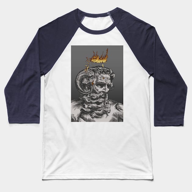 zeus the ancient god Baseball T-Shirt by gambar_corek